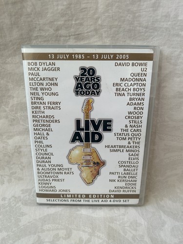 Live aid years ago today - aid, 20