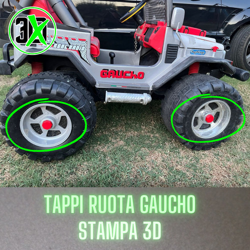 Pezzi tappi ruote gaucho peg - 4,