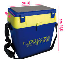 cassetta con sedile baulletto pesca panchetto con scatole ami galleggianti trota