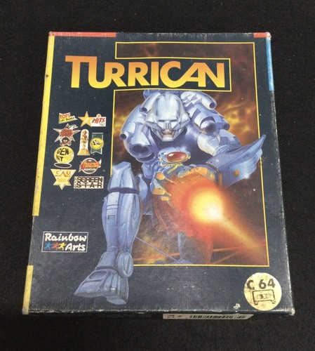 Commodore turrican poster - commodore,