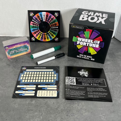 Wheel fortune game box - of,