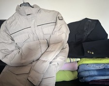 Box Lotto Abbigliamento Uomo Firmato Tg 52/54 CK Pignatelli Hilfiger Refriguer..