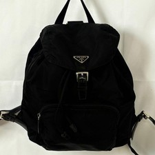 Zaino prada vela nylon nero - nero, in