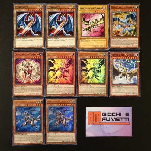 Lotto carte drago in - 10,