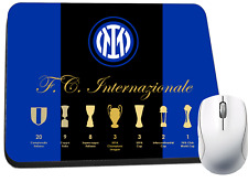 Tappetino Mouse Pad Inter TROFEI squadra team Soccer FC internazionale Milano