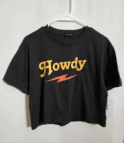 Shirt donna nera howdy - t-shirt,