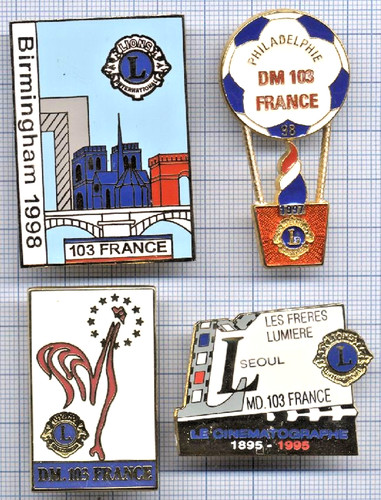 Lot pin lions club - lions,