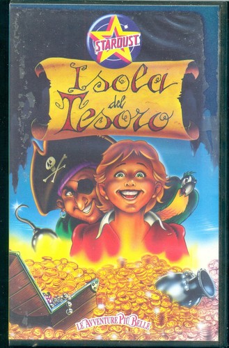 Vhs isola del tesoro - del,