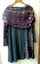  VESTITO GRIGIO CON  AMPIO