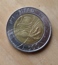 500 LIRE DEL 1998 REPUBBLICA