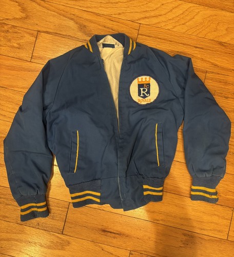 Giacca vintage blu foderata