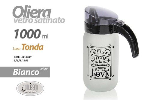 Bottiglia olio oliera - olio, satin