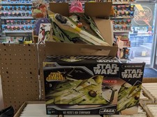 Star Wars Saga Collection Kit Fisto's Jedi Starfighter scatola aperta completo