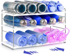 Espandibile Porta Bottiglie Acqua, Multifunzionale Regolabile per Portabottiglie