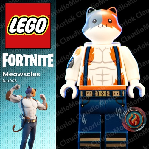Lego meowscles minifigure - lego,
