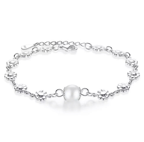 Bracciale con perla - bracciale,