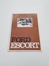 BROCHURE DEPLIANT FORD ESCORT - RARO  CM 15X21 DA CHIUSO