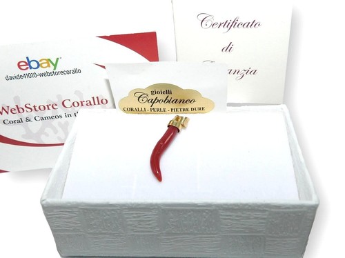 Corno napoletano corallo - corno,