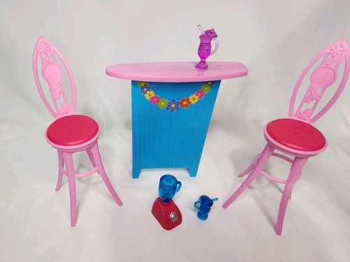 Set sedie sgabello bar barbie - set,