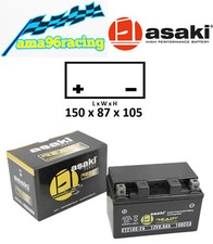 BATTERIA ASAKI CBTX12FA SIGILLATA PRECARICATA HONDA FORESIGHT 250 2004-2005