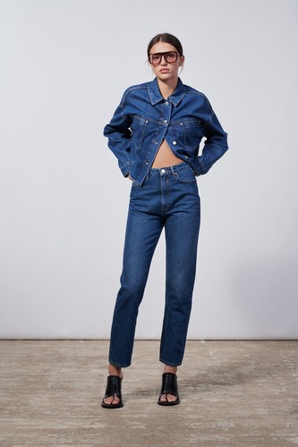 Zara jeans mom fit - zara,