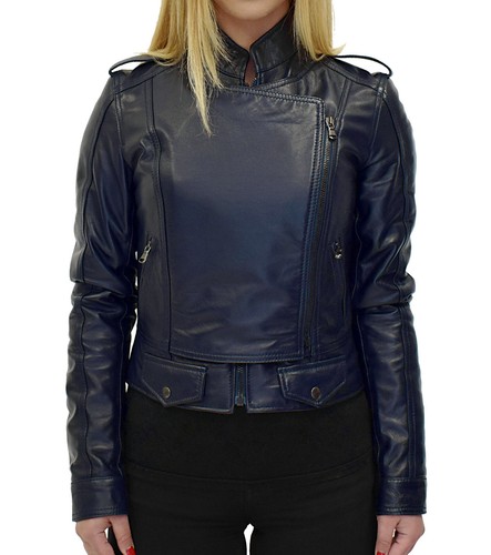 Giacca chiodo donna vera - giacca,