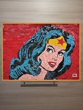 Mosaico Wonder Woman 50x70 (circa) paste vetrose e smalti