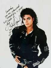 Michael JACKSON Autografo Musik-Legenden Pop Autografata Thriller