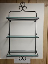 Scaffale in ferro battuto con