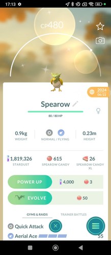 Spearow shiny piafabec - /,