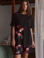 Set pigiama corto ciclismo donna Ted Baker nuovo con etichette taglia 16