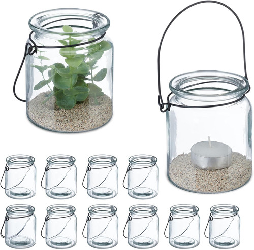 Vasetti portacandele set - portacandele,, 12