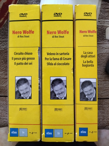 Lotto cofanetti dvd - 3, nero