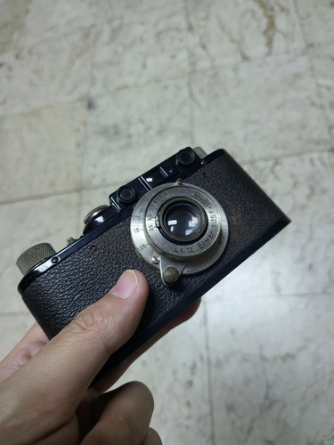 Leica black elmar nickel - leica, ii