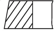Piston Ring Set Mahle 007 RS