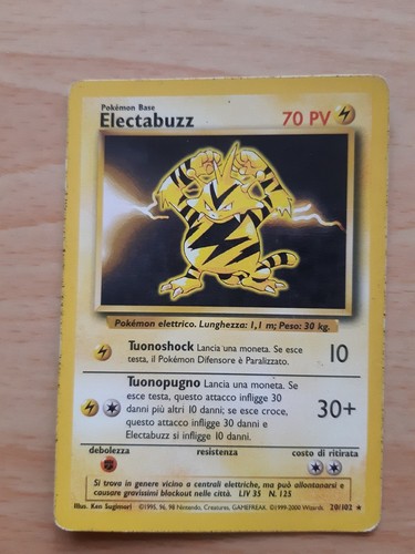 Electabuzz carta pokémon - 1,