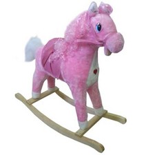 CAVALLO A DONDOLO ROSA 3+