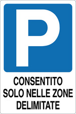 M-ITALY CARTELLO - PARCHEGGIO