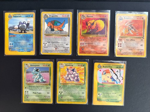Lotto carte pokemon vintage - lotto,