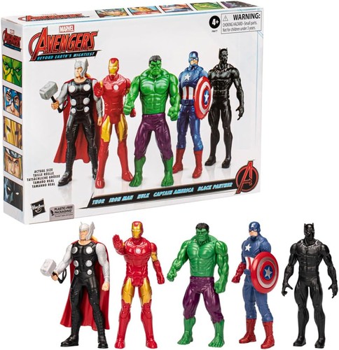 Set personaggi avengers cm - set,