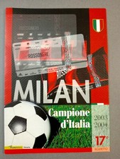 2004 - FOLDER - MILAN CAMPIONE D'ITALIA - CON MINIFOGLIO