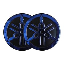  ?? kit 2 adesivi 3m rilievo 3d 50mm emblema yamaha tmax  mt 07 09 logo blu