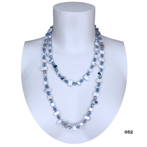 Collana lunga perle madreperla - collana,