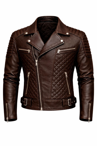 Giacca biker uomo - , pelle