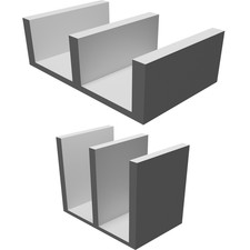 Binario Guida Scorrevole Vetro