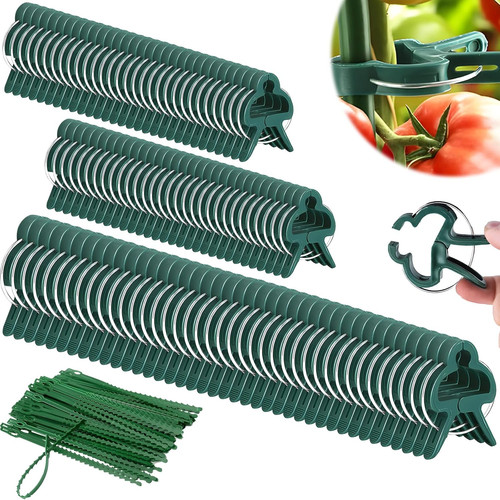 100 pezzi clip tutori pomodori - tutori,