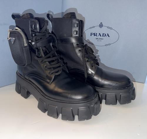 Prada monolith leather - prada, &