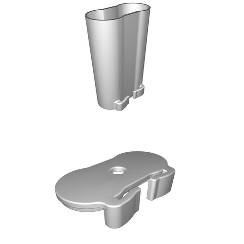 Supporto batteria per visore - batteria,