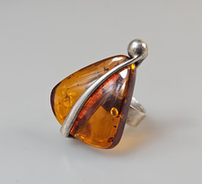 Anello Ambra Marrone