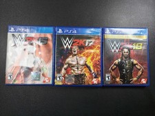 Lotto 3 WWE PS4 Playstation 4